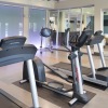 a gym with exercise equipment